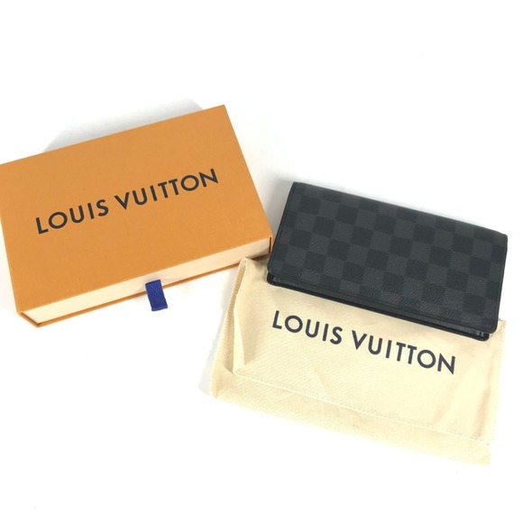 Louis Vuitton N62665 Damier Graphite long wallet bifold Long Wallet Black - Picture 13 of 13